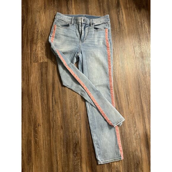 White House Black Market Jeans Womens Size 10 The Skinny Ankle Stretch Blue - Picture 1 of 5